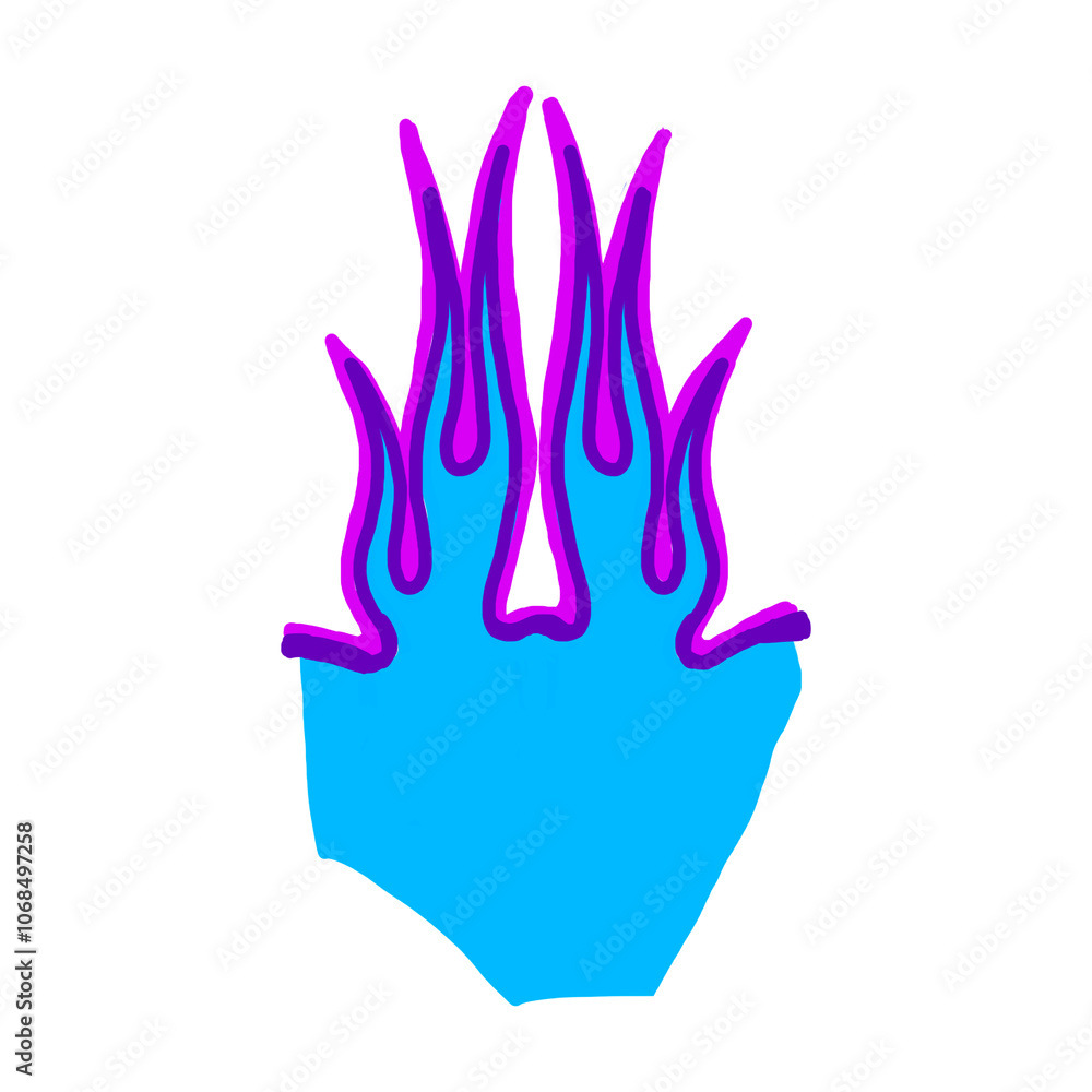 Obraz premium Flames design