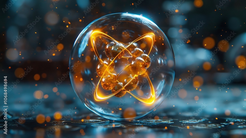 Lawrencium atom depiction electron configuration and synthesis process highlighting role in scientific research and understanding of the periodic table Lawrencium atom depiction electron configuration and synthesis process highlighting role in scientific research and understanding of the periodic table