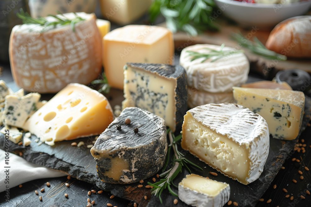 Cheese production in a workshop generative AI image