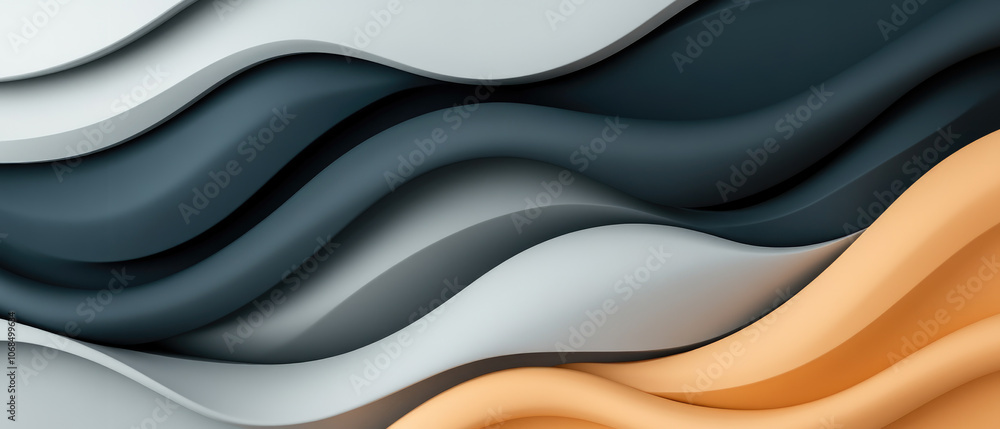 Fototapeta premium Colorful Abstract Banner with Dark Gray and Light Gray, vibrant design elements creating a modern and dynamic visual experience