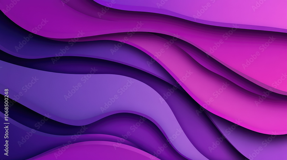 Fototapeta premium Vibrant fluid purple gradient background, smooth abstract design, ideal for digital art, web design, and creative projects.