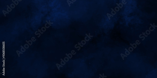 Navy blue dramatic smoke smoky illustration misty fog cumulus cloud modern vibrant grunge texture. Vector cloud reflection of neon smoke exploding design element. Colorful black and white granite.