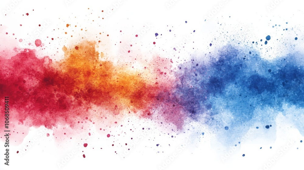 Abstract Watercolor Splash Art Abstract Watercolor Splash Art