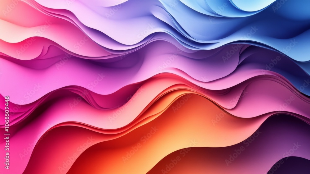 Colorful Abstract Waves Colorful Abstract Waves