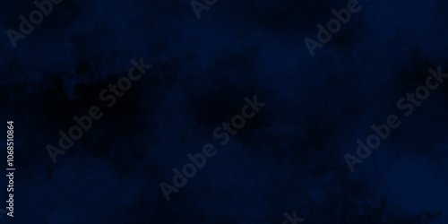 Navy blue dramatic smoke smoky illustration misty fog cumulus cloud modern vibrant grunge texture. Vector cloud reflection of neon smoke exploding design element. Colorful black and white granite.