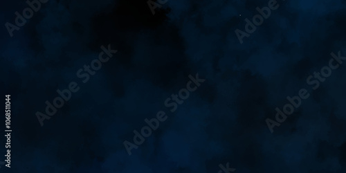 Navy blue dramatic smoke smoky illustration misty fog cumulus cloud modern vibrant grunge texture. Vector cloud reflection of neon smoke exploding design element. Colorful black and white granite.
