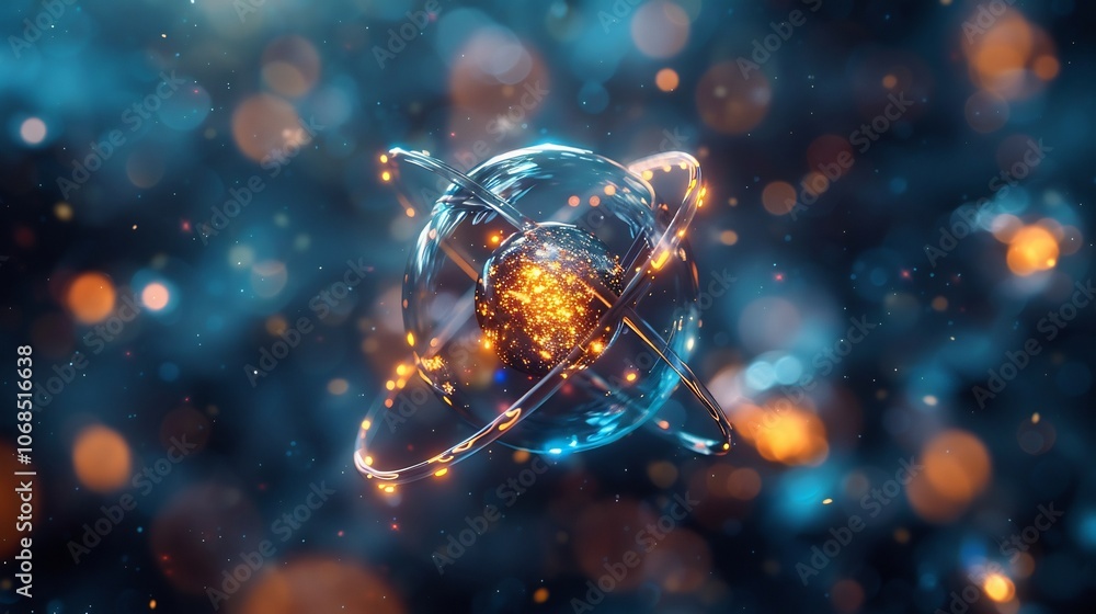 Roentgenium atom image emphasizing electron configuration discovery highlighting role in scientific research and nuclear studies Roentgenium atom image emphasizing electron configuration discovery highlighting role in scientific research and nuclear studies