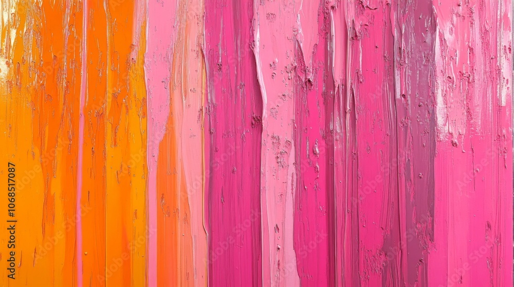 Obraz premium Vibrant Abstract Paint Strokes