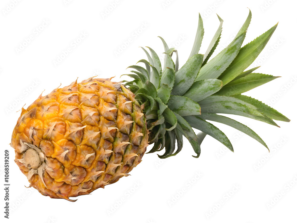 Pineapple isolate style png with White background illustration Pineapple isolate style png with White background illustration