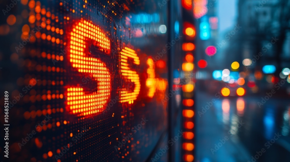 Stock Market Lights Display Stock Market Lights Display