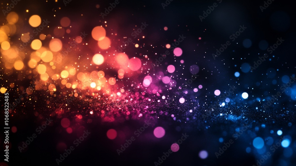 Colorful Bokeh Lights Background Colorful Bokeh Lights Background