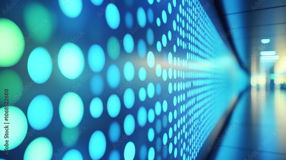Futuristic LED Light Wall Futuristic LED Light Wall