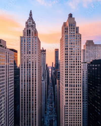 Rising Skyscrapers: A Symbol of Urban Growth and Modernity in the City Landscape