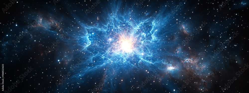 A Star is Born: A Nova's Explosive Birth.Concept of creation, rebirth, and cosmic energy,Suitable for industries like astronomy, space exploration, spirituality, and science fiction. A Star is Born: A Nova's Explosive Birth.Concept of creation, rebirth, and cosmic energy,Suitable for industries like astronomy, space exploration, spirituality, and science fiction.