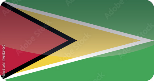 Free Download National flag of Guyana.Vector illustration - GFXLoad