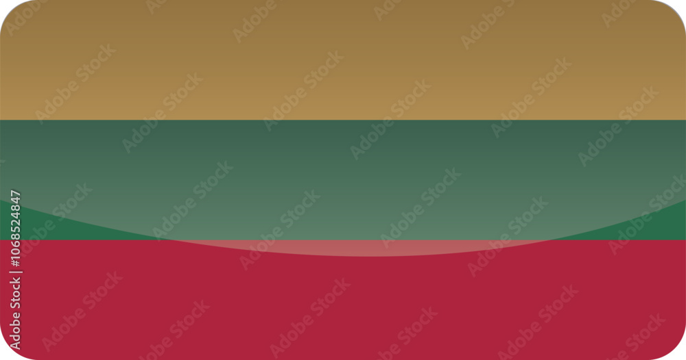 National flag of Lithuania.Vector illustration National flag of Lithuania.Vector illustration