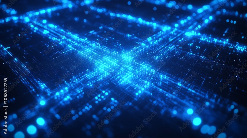 Futuristic Digital Network Futuristic Digital Network