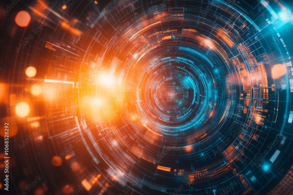 futuristic cyberpunk abstract technology background with vibrant colors and data visualization elements futuristic cyberpunk abstract technology background with vibrant colors and data visualization elements