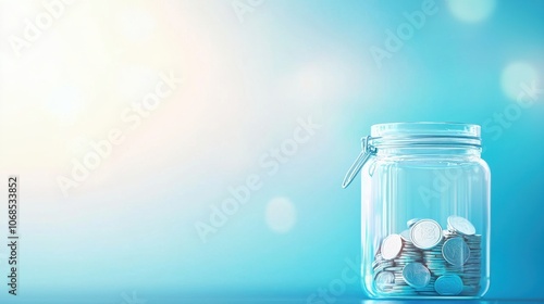 Discover how to maximize your savings with a transparent coin-filled jar for effective finance management