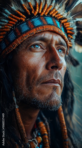 Indigenous American Indian Portraits Outdoors