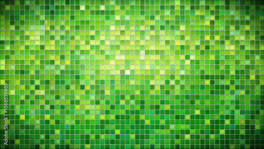 A digital mosaic of green hues, arranged in a grid of countless squares, creates a subtle, radiant effect. A digital mosaic of green hues, arranged in a grid of countless squares, creates a subtle, radiant effect.