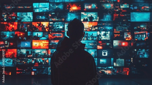 A social media feed filled with aggressive and violent posts, reflecting the potential influence on crime