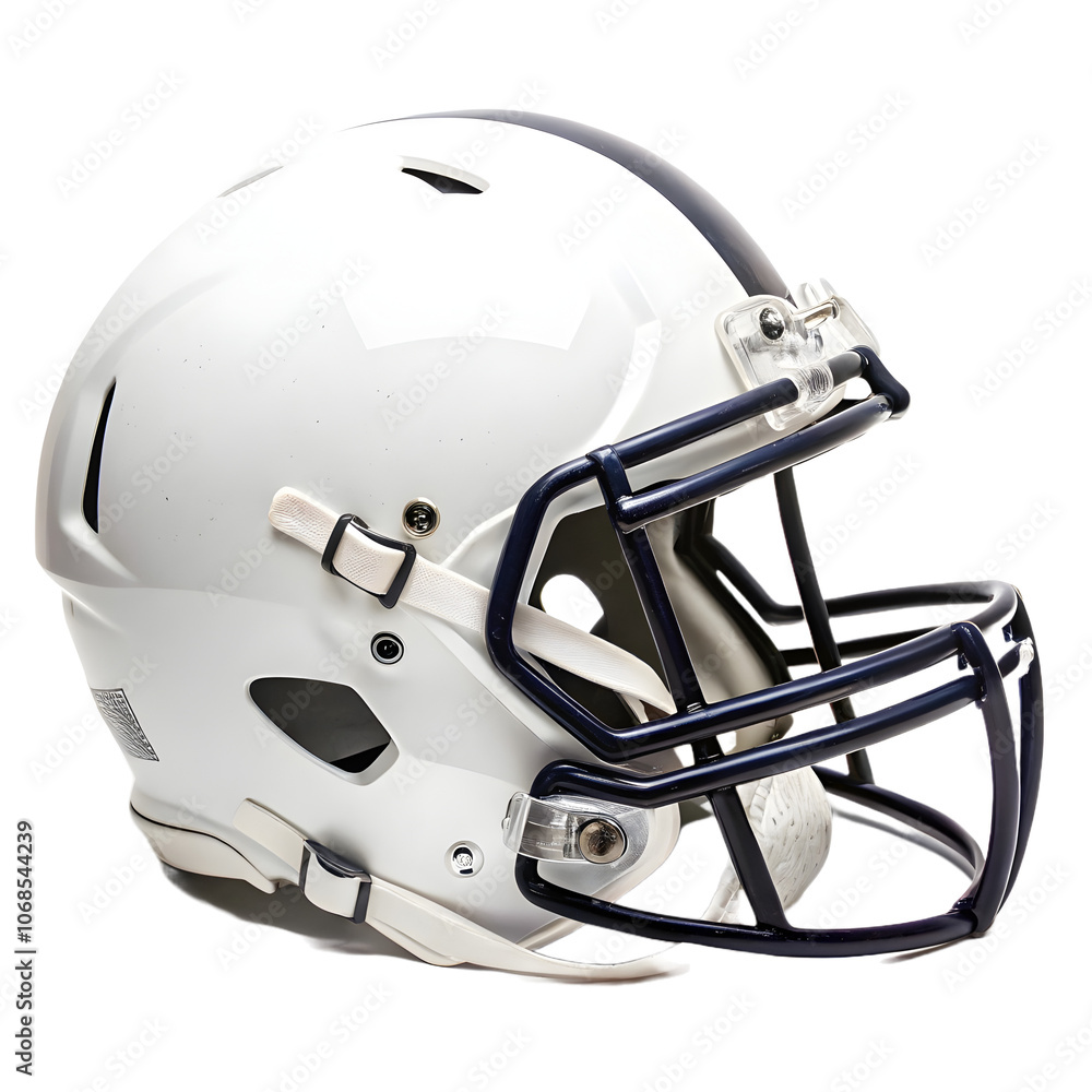 American football helmet on transparent background American football helmet on transparent background