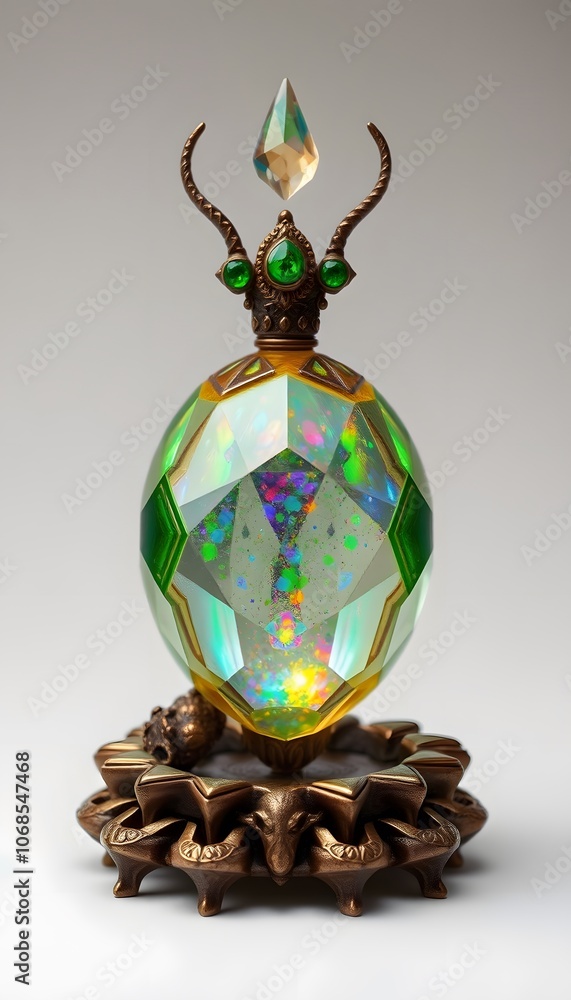 Naklejka premium Exploring the Enigmatic Beauty of an Elvish Asymmetric Chrysalid: A Stunning Representation of Nature's Intricacies and Unique Designs