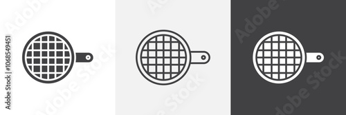 Sieve icon set. vector illustration.