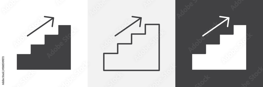 Next steps icon set. vector illustration.