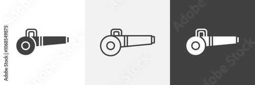 Leaf blower icon set. vector illustration.