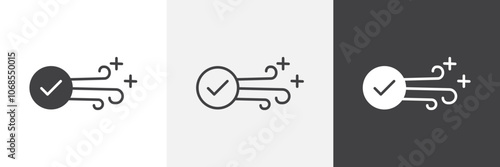 Clean Air icon set. vector illustration.