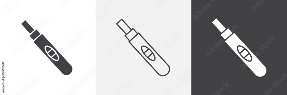 Pregnancy test icon set. vector illustration. Pregnancy test icon set. vector illustration.