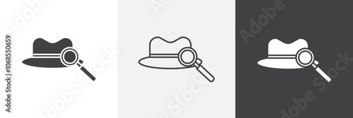 Spy icon set. vector illustration.