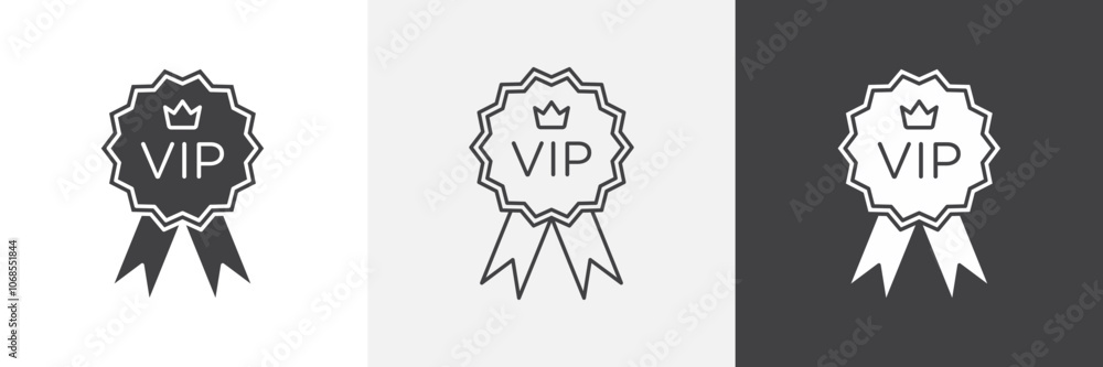 VIP icon set. vector illustration. VIP icon set. vector illustration.