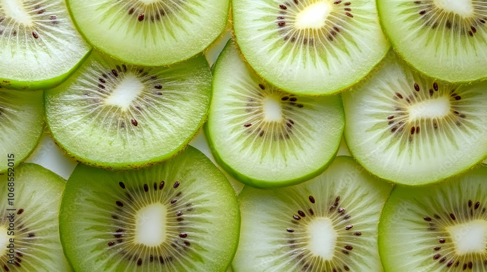 Photo Sliced Kiwi Fruit Green Vitamin C Fresh Healthy Delicious Photo Sliced Kiwi Fruit Green Vitamin C Fresh Healthy Delicious