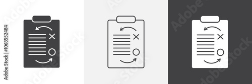 Tactics icon set. vector illustration.