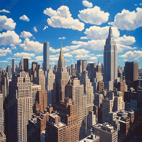 a boy stands on a rock overlooking a city with the city in the background.