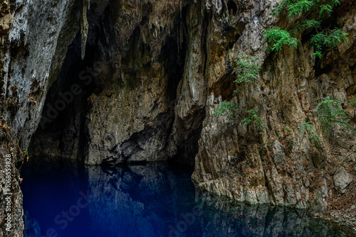 Chirorodziva (the pool of the fallen) at the Chinhoyi, Zimbabwe