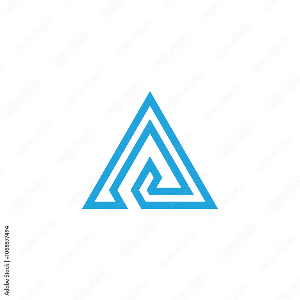 Abstract Geometric Letter A Logo design vector template Abstract Geometric Letter A Logo design vector template