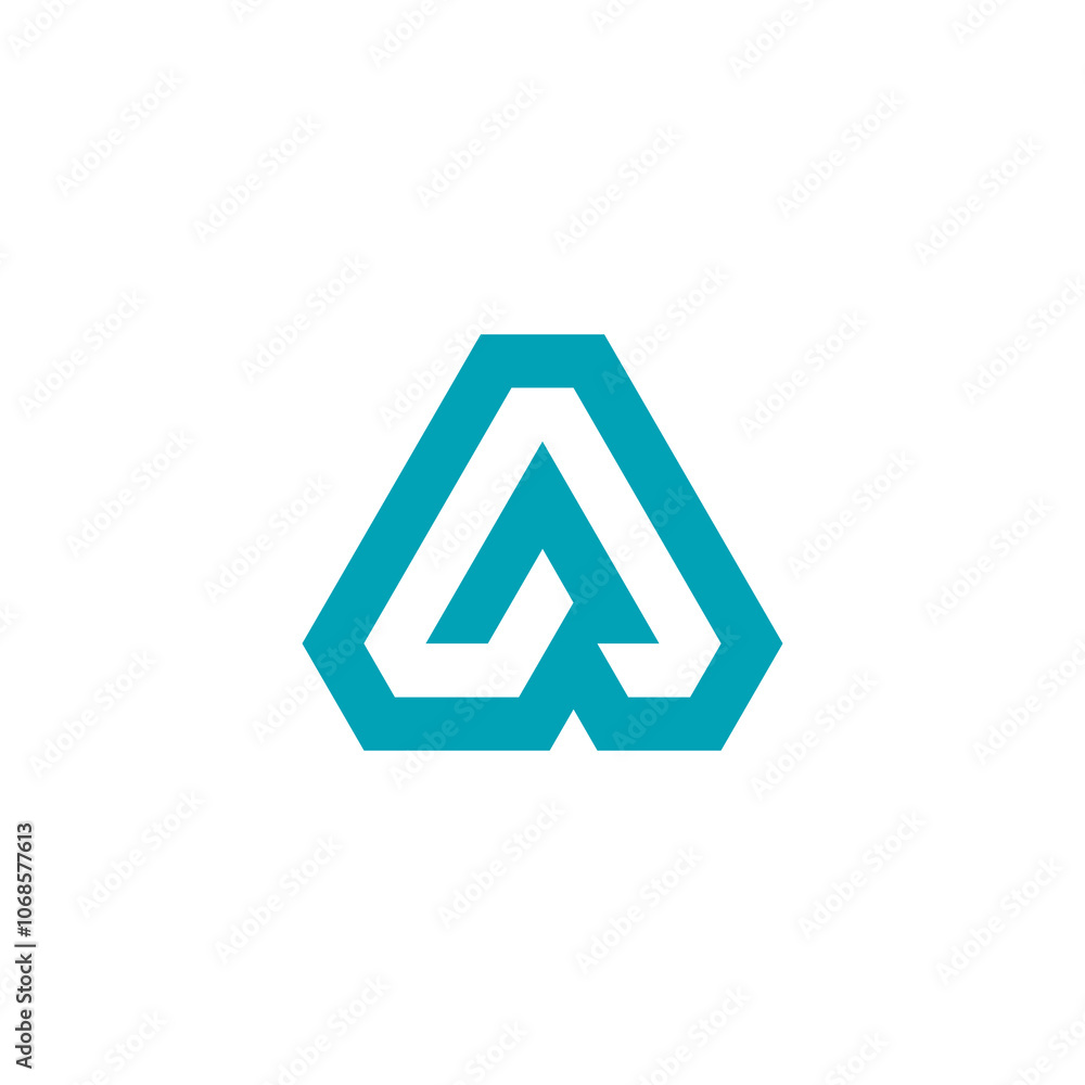 Abstract Geometric Letter A Logo design vector template Abstract Geometric Letter A Logo design vector template