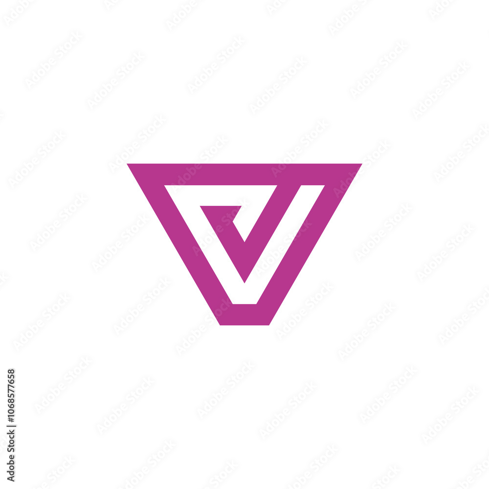 Abstract Geometric Letter V Logo design vector template Abstract Geometric Letter V Logo design vector template