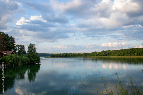 Idyllic view of Feldberger Seenlandschaft in Germany