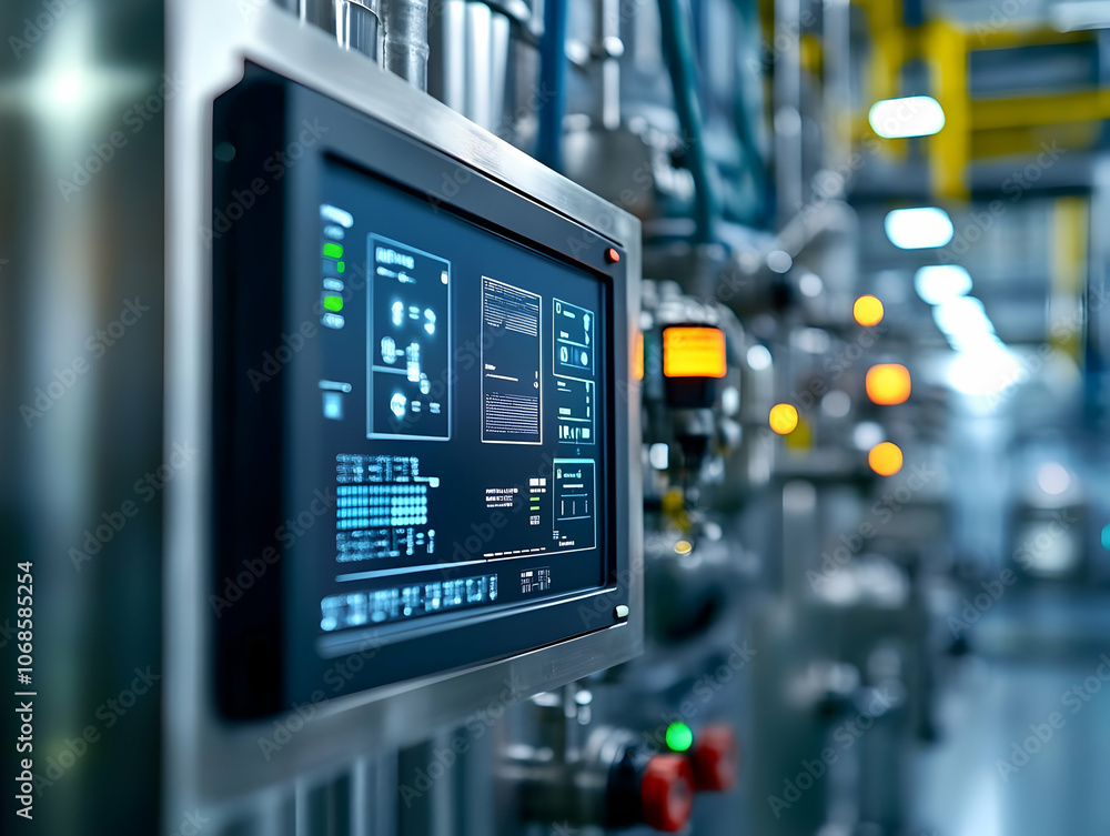 Photo - Industrial Automation Control Panel Monitoring System Photo - Industrial Automation Control Panel Monitoring System