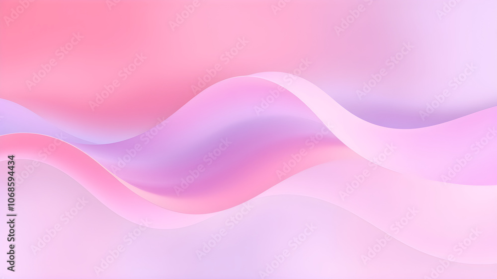 Smooth waves in soft pastel colors, gently blending from pink to lavender to teal, creating a calming, dreamy abstract background Smooth waves in soft pastel colors, gently blending from pink to lavender to teal, creating a calming, dreamy abstract background