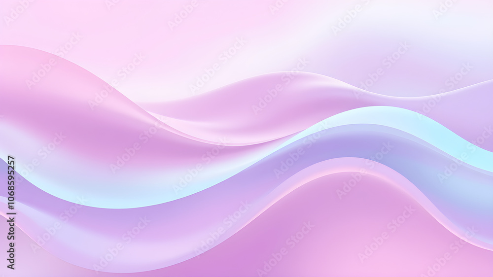 Smooth waves in soft pastel colors, gently blending from pink to lavender to teal, creating a calming, dreamy abstract background Smooth waves in soft pastel colors, gently blending from pink to lavender to teal, creating a calming, dreamy abstract background