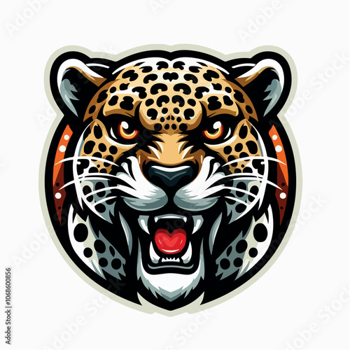 leopard logo illustration