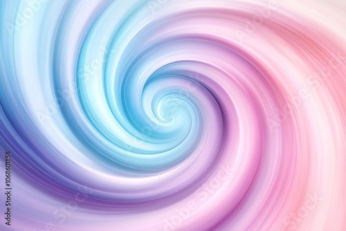 Soft pastel swirl in hues of pink and blue