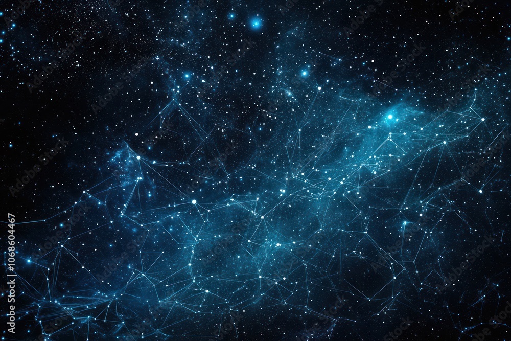 Constellation photography showcasing the intricate patterns of stars in the night sky Constellation photography showcasing the intricate patterns of stars in the night sky