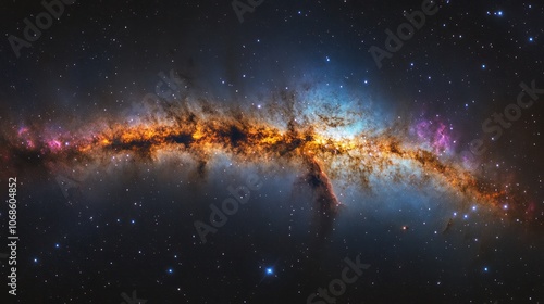 Astrophotography capturing vibrant images of galaxies, stars, and nebulae in stunning detail photo